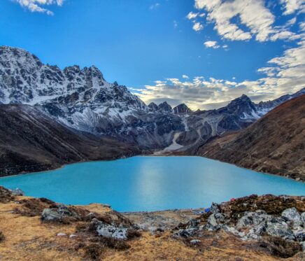 "Gokyo Cho La Pass: A Majestic Himalayan Crossing"