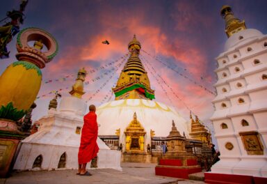 "Swayambhunath: The Sacred Monkey Temple of Kathmandu"