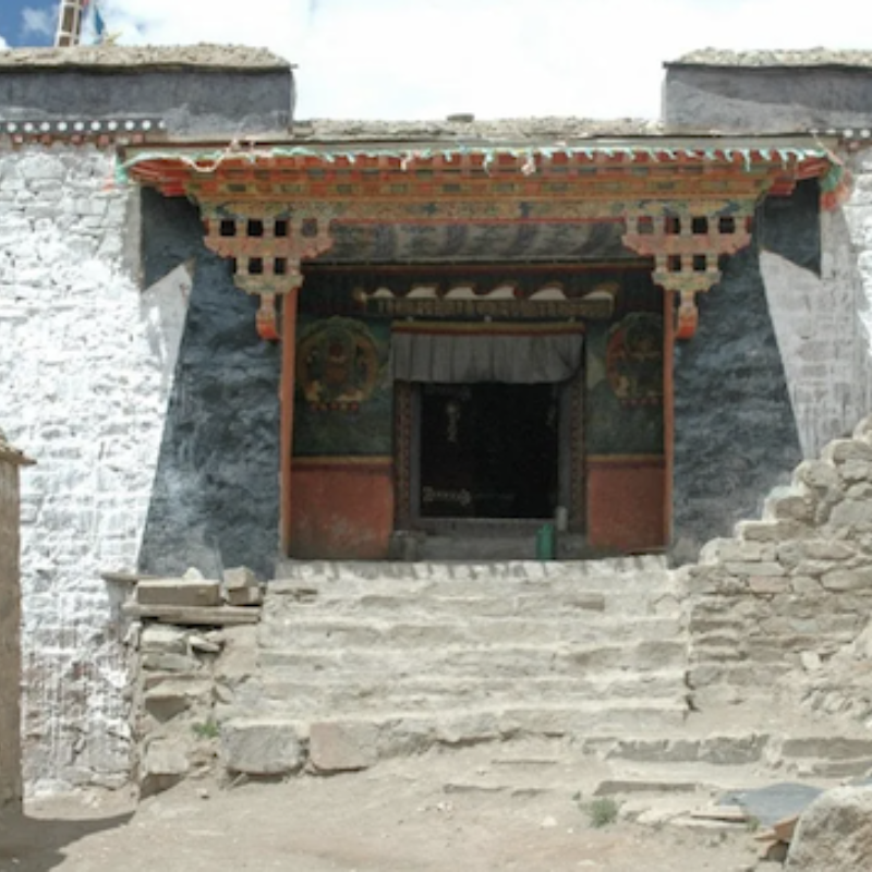 Entrance of Milarepa Cave at Zuthulpuk Monastery along the Kailash Kora route